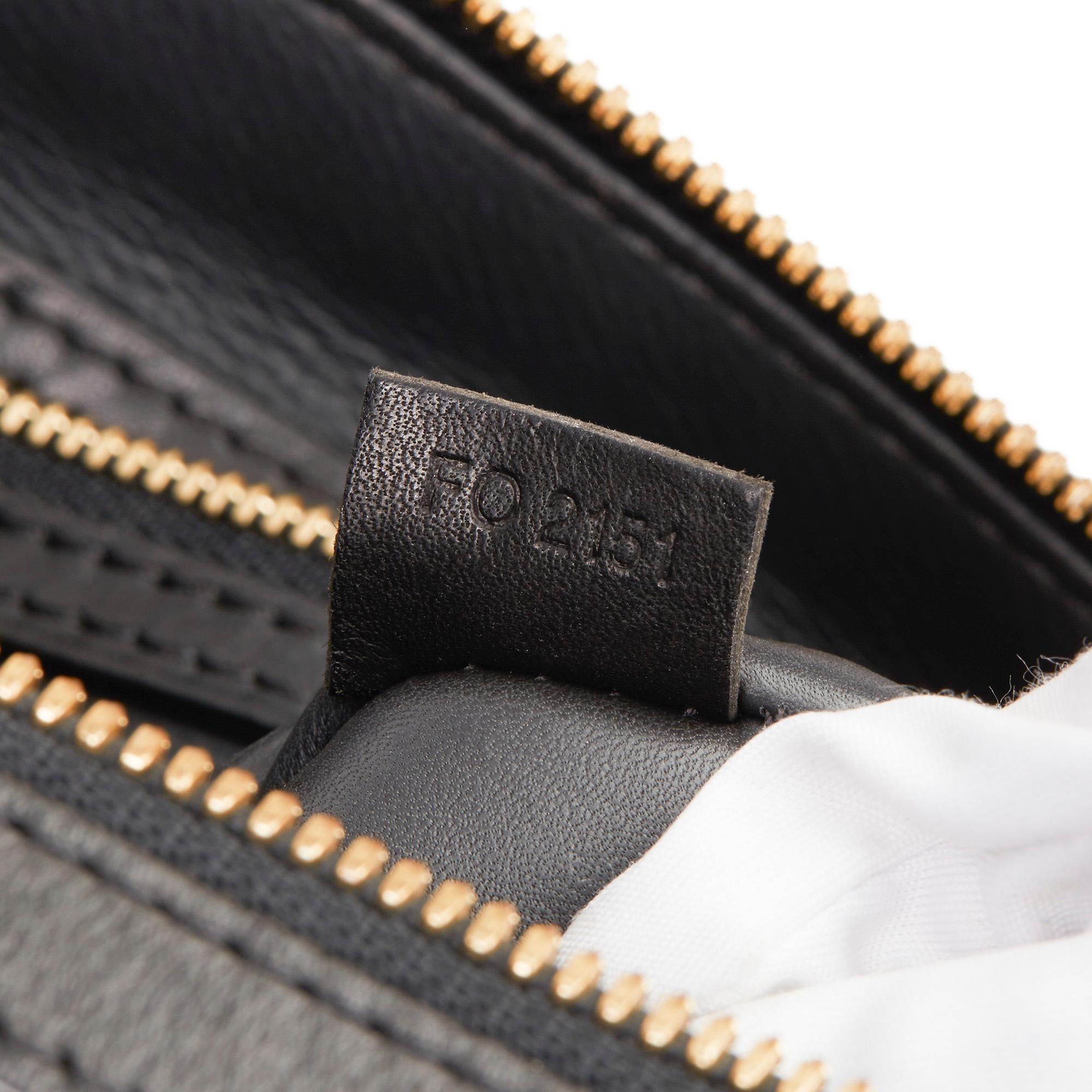 2011 Louis Vuitton Black Suede & Calfskin Leather Sofia Coppola MM 6