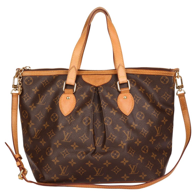 2011 Louis Vuitton Brown Monogram Coated Canvas and Vachetta Leather ...