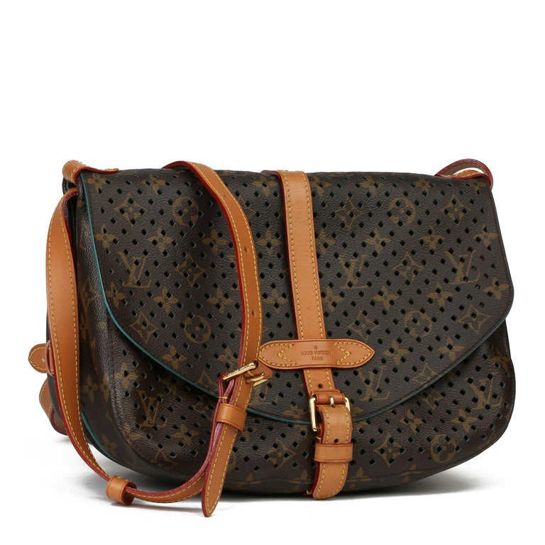 Louis+Vuitton+Saumur+Shoulder+Bag+30+Brown+Monogram+Canvas for sale online