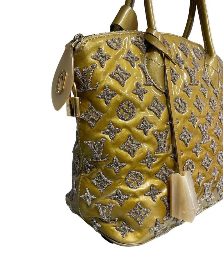 Louis Vuitton Limited Edition Gris Monogram Fascination Lockit Bag -  Yoogi's Closet