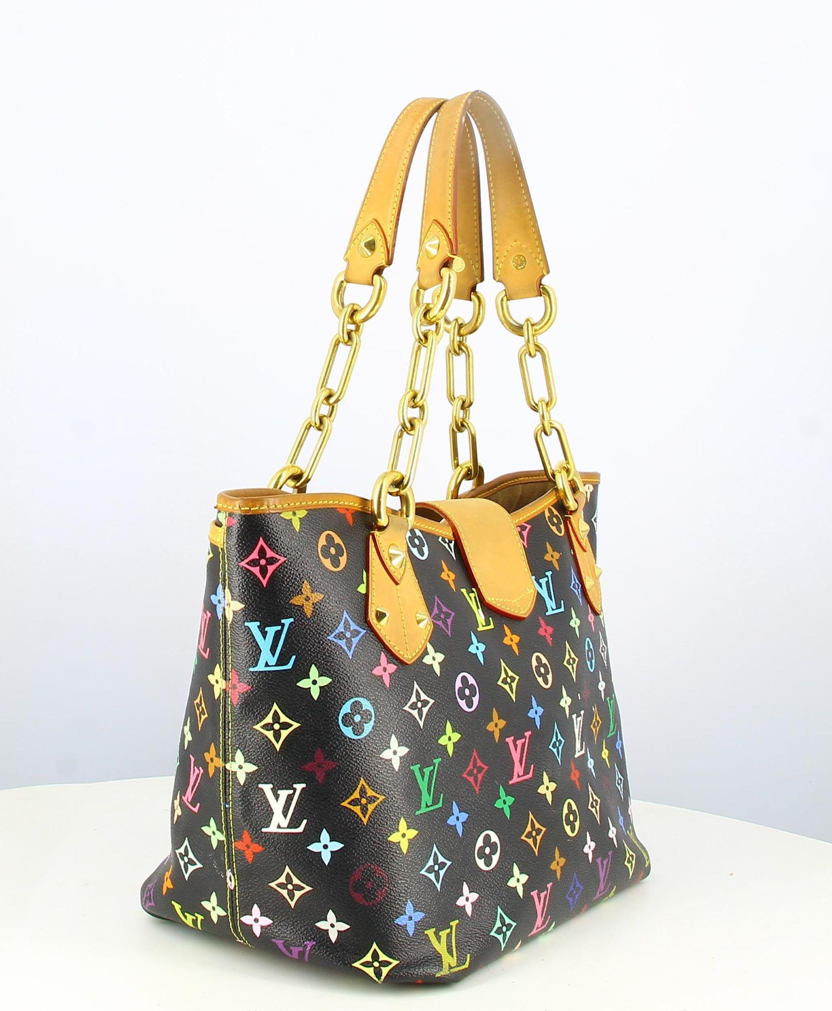 2011 Louis Vuitton x Takashi Morakami Handbag Monogram multicolor  In Good Condition In PARIS, FR