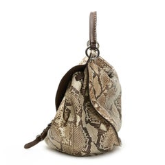 2011 Mui Mui Python-Leder-Flieger-Hobo-Tasche