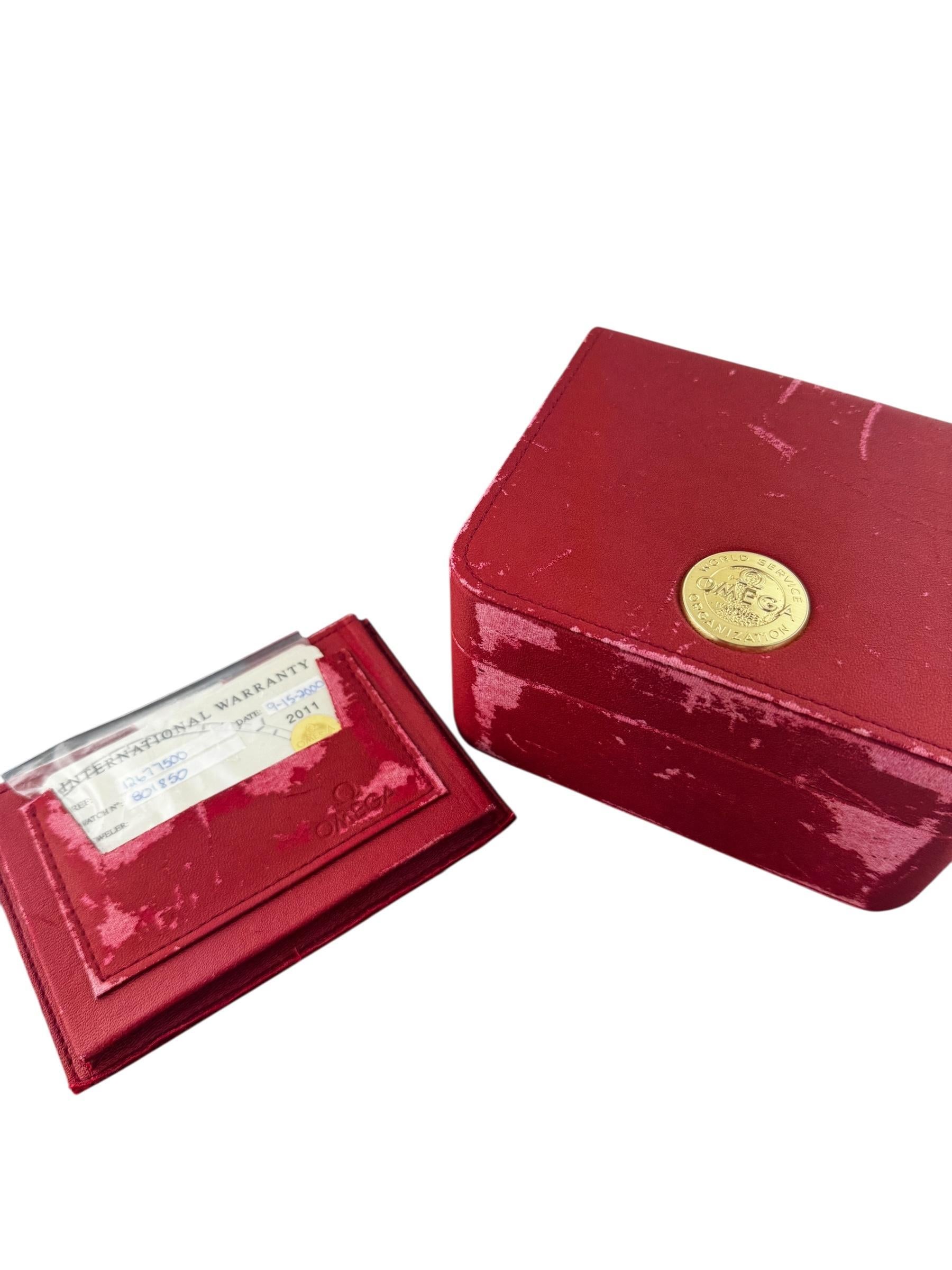 2011 Omega Constellation Mini Ladies Diamond Watch 1267.75 Box/Papiere #23238 im Angebot 7