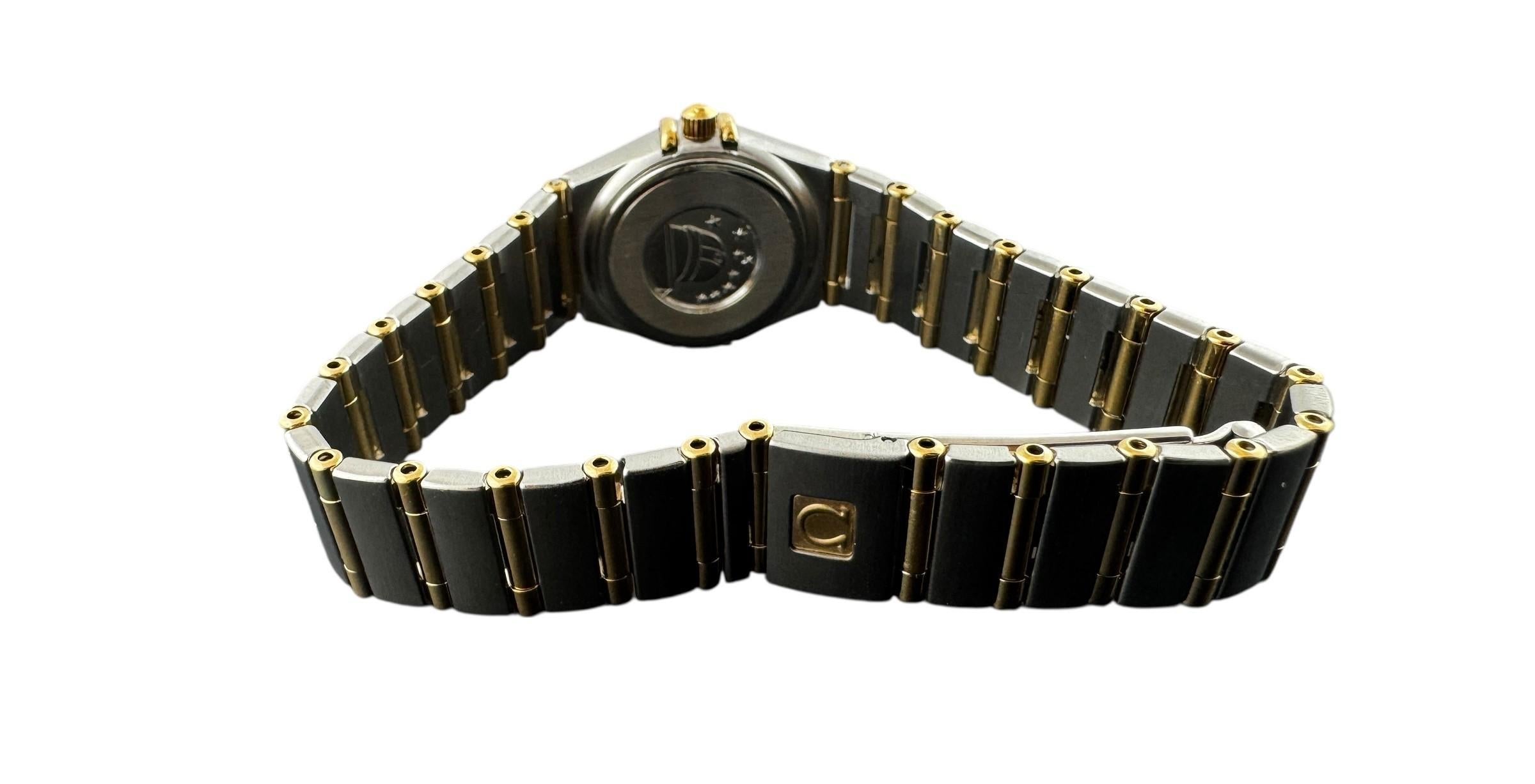 2011 Omega Constellation Mini Ladies Diamond Watch 1267.75 Box/Papiere #23238 (Zeitgenössisch) im Angebot