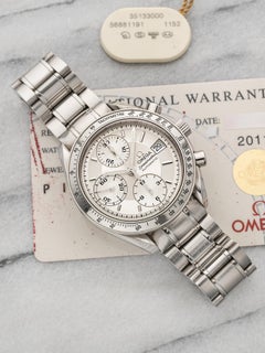 2011 Omega Speedmaster Date 3513.30 Steel Silver Dial Automatic 40 mm