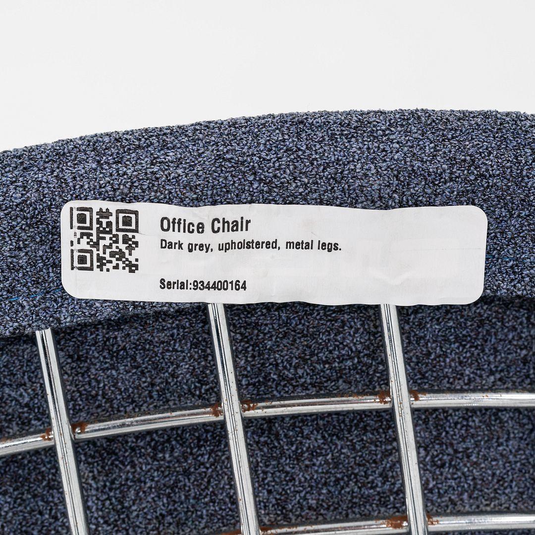 Acier 2011 Paire de chaises d'appoint en fil de fer Harry Bertoia pour Knoll avec coussinets complets en vente