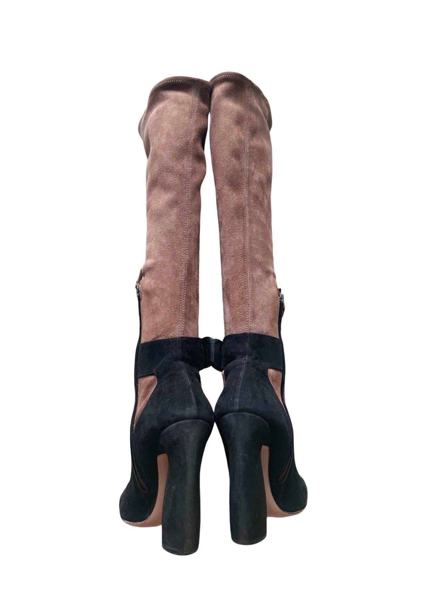 2011 Prada Colorblock Boots In Good Condition In Miami, FL