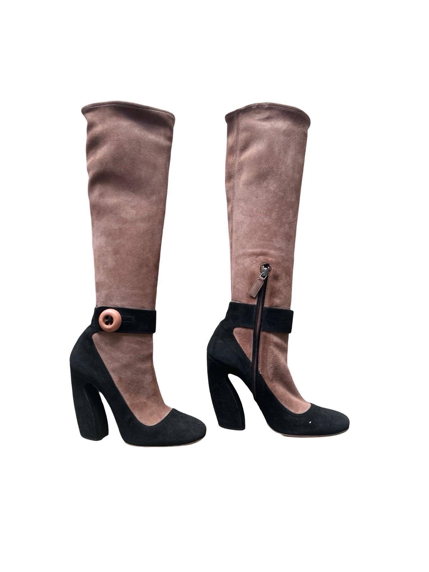 2011 Prada Colorblock Boots 1
