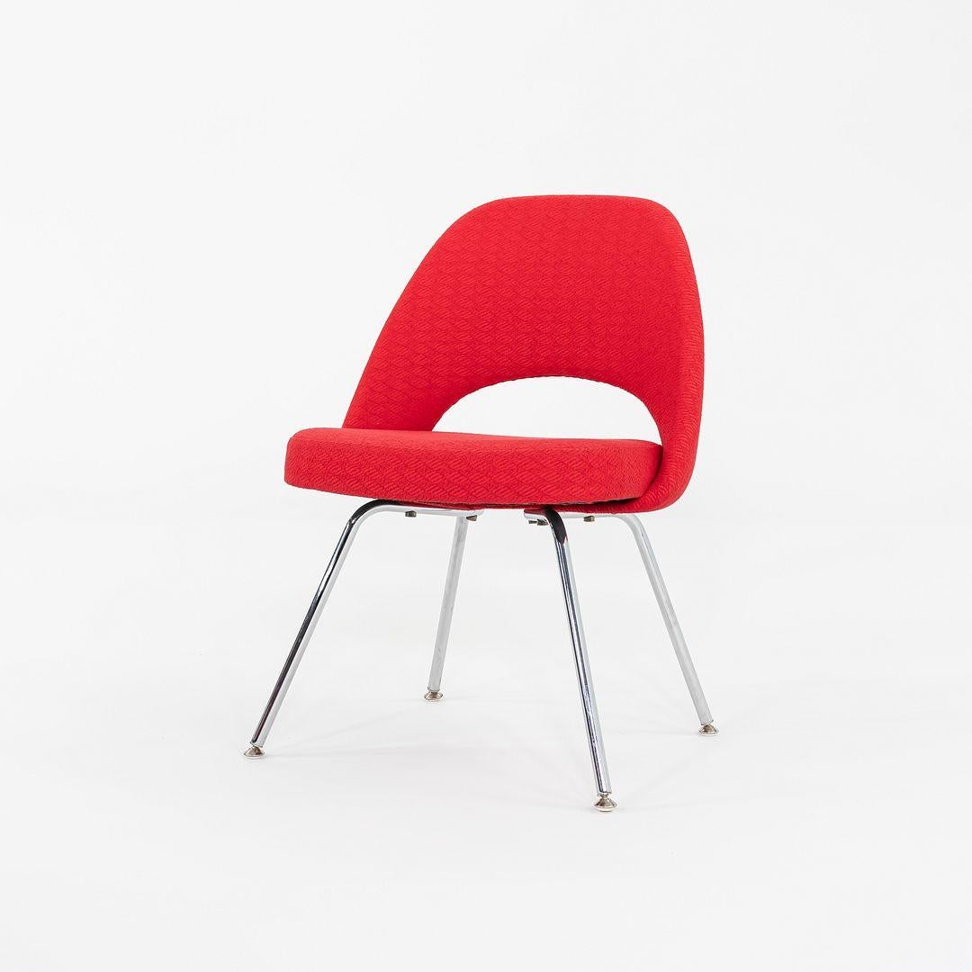 Américain 2011 Ensemble de quatre chaises d'appoint sans bras Eero Saarinen pour Knoll en vente