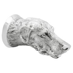 2011 Sterling Silver Dog Head Stirrup Cup