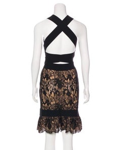 2011 Vintage Emilio Pucci Black Lace Dress NWT