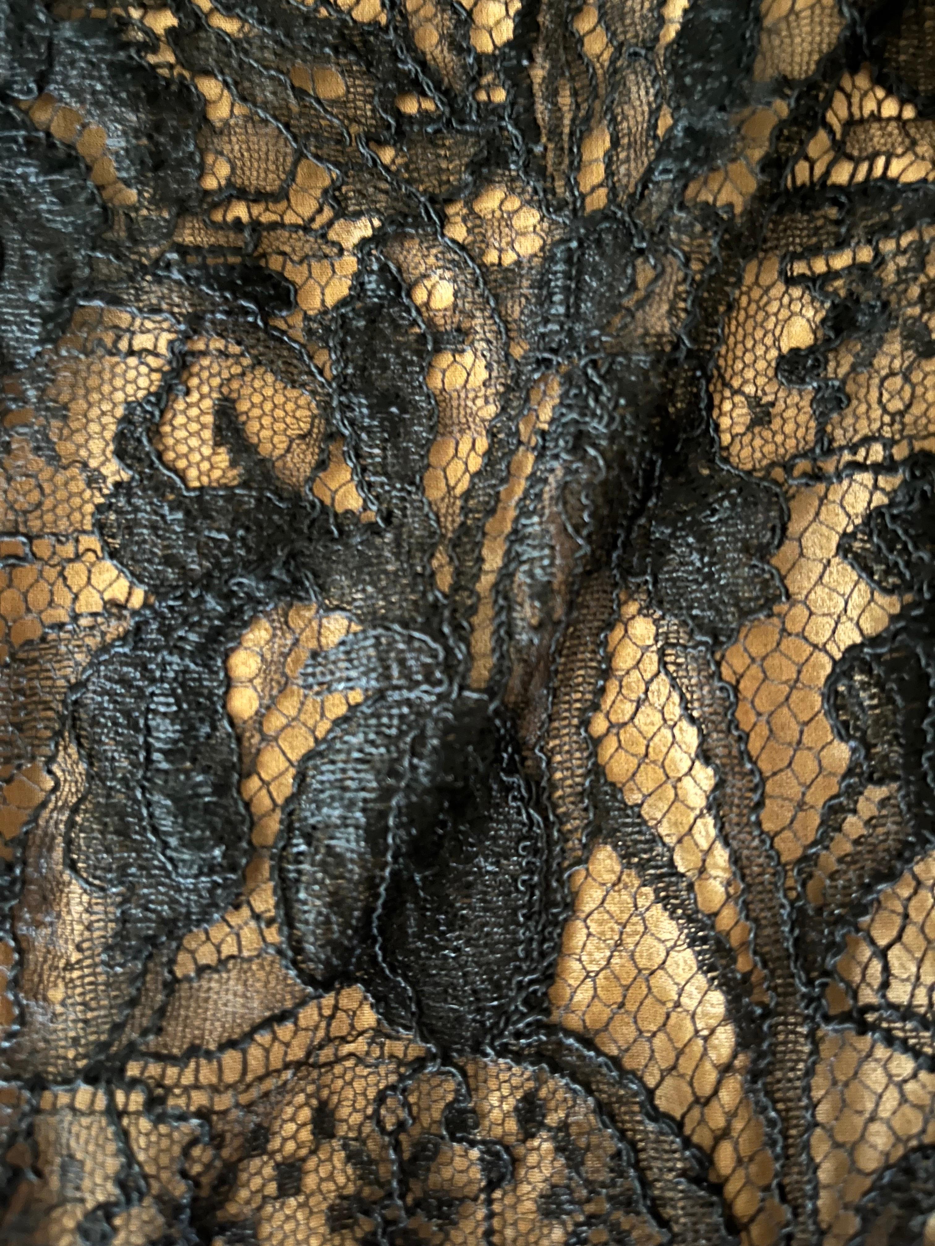 De las mujeres 2011 Vintage Emilio Pucci Vestido de Encaje Negro NWT en venta
