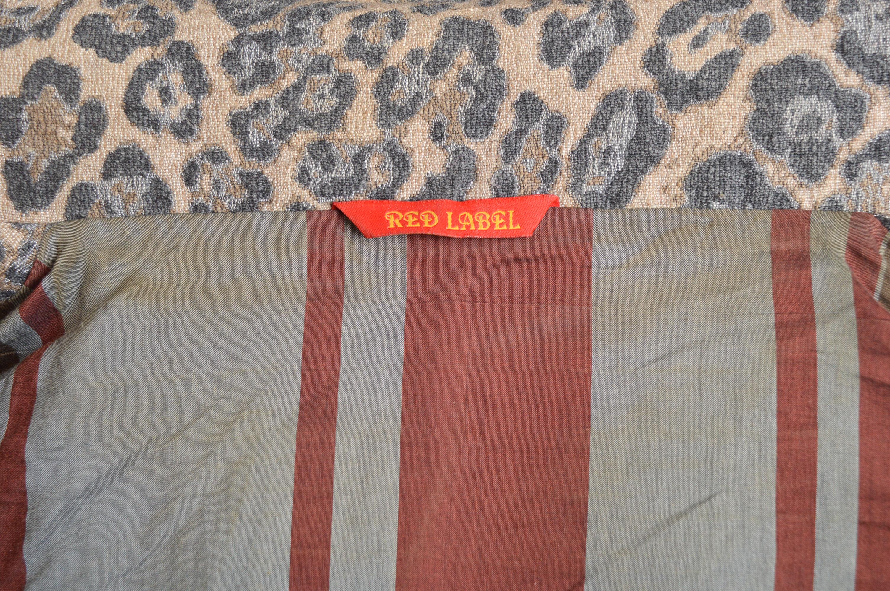 2011 Vivienne Westwood Leopard print wool fitted Crop Jacket 13