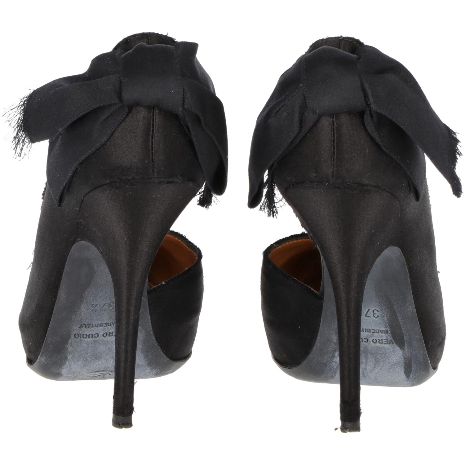 Black 2011s Lanvin Paris High Spike Heels