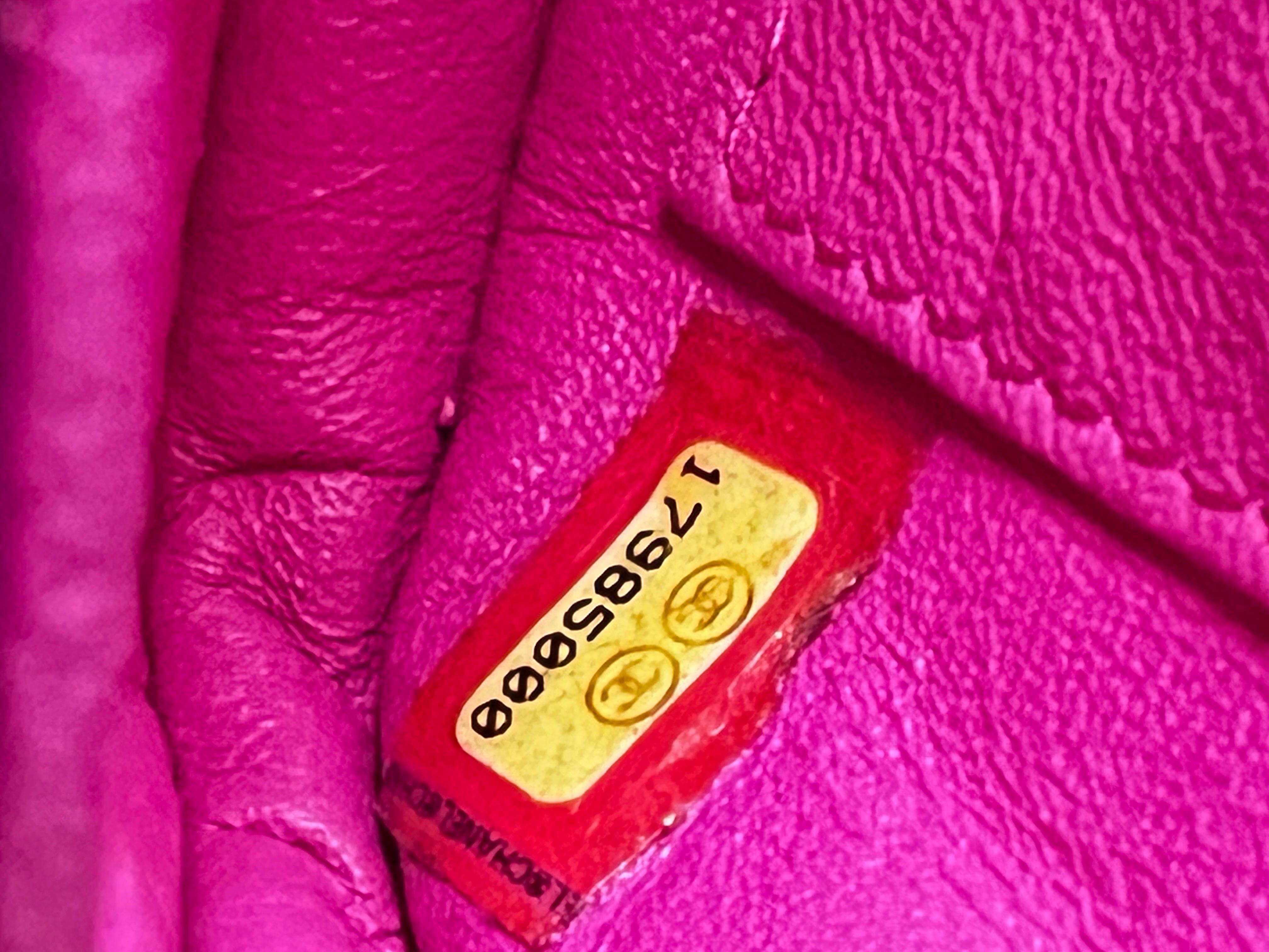 2012-2013 Chanel extra mini pink satin classic flap bag 5