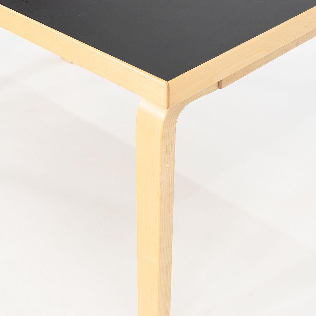 2012 Alvar and Aino Aalto for Artek Table 81B Dining Table / Desk in Black For Sale 5
