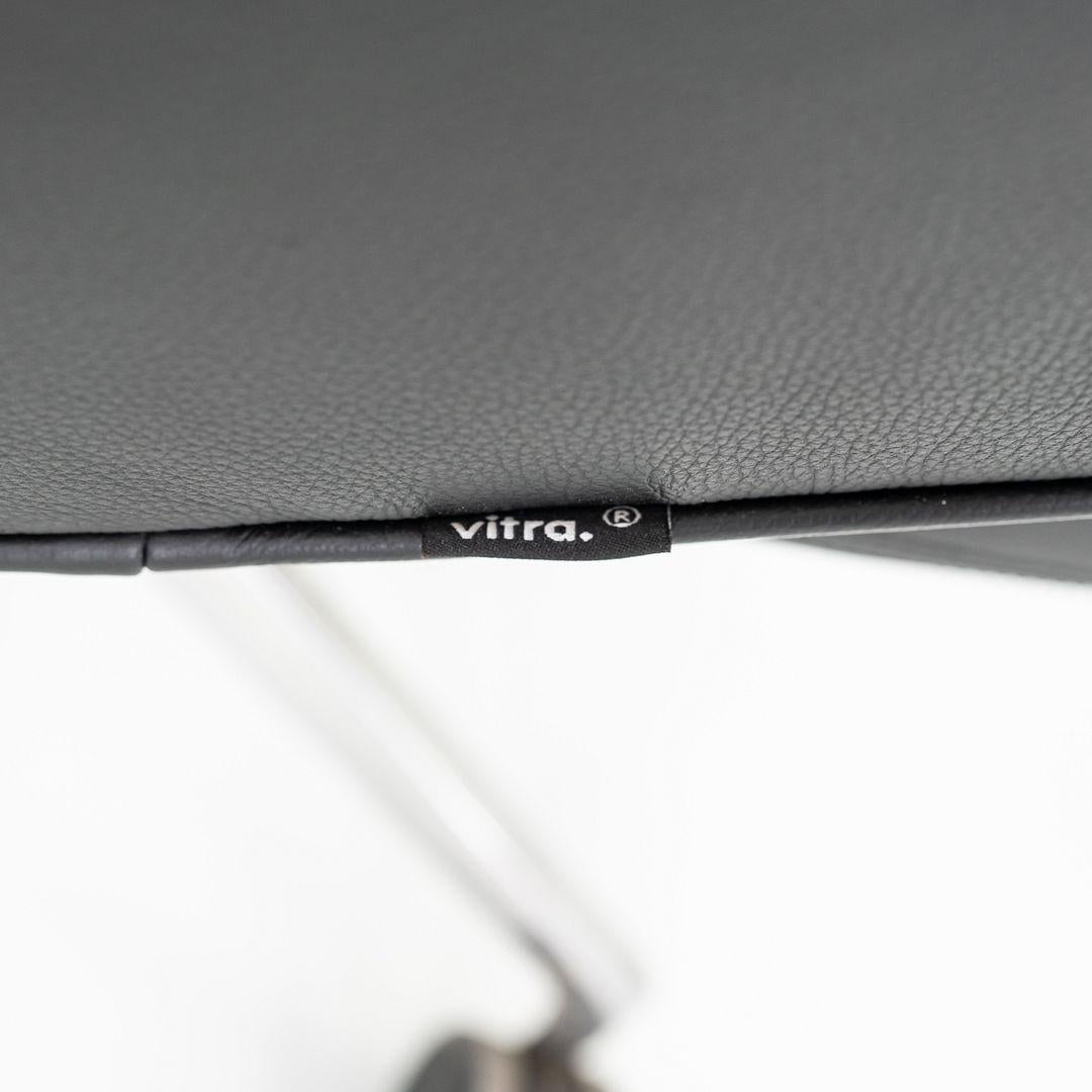 2012 Antonio Citterio per Vitra Grand Executive Chairs in pelle nera in vendita 3