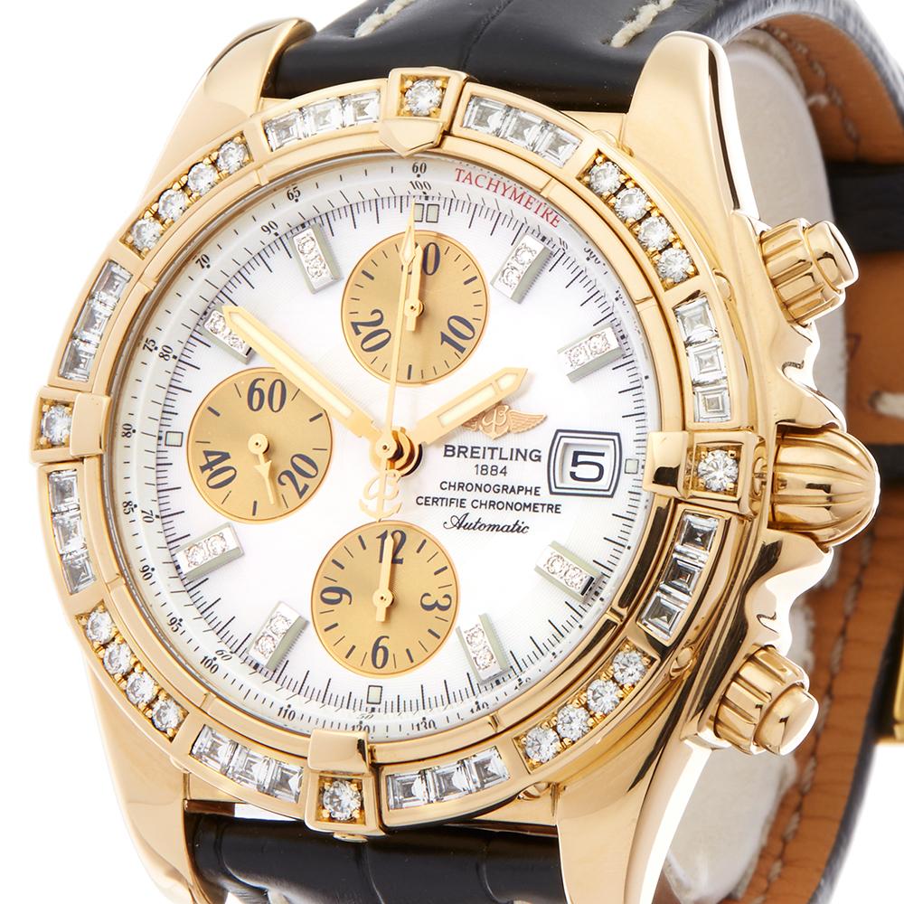 2012 Breitling Chronomat Diamond Yellow Gold K13356AM/A572 Wristwatch 1