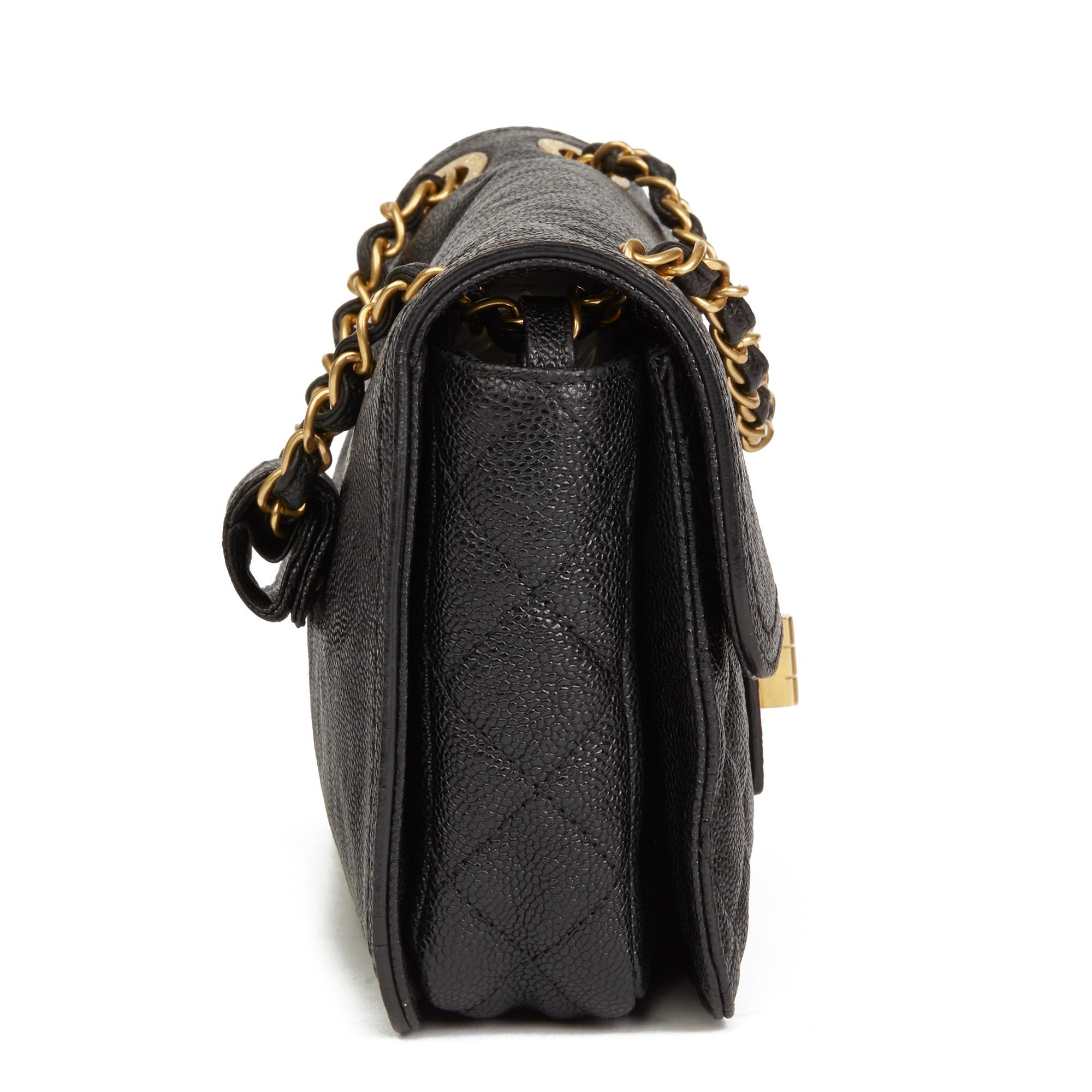 CHANEL
Black Quilted Caviar Leather 2.55 Reissue Classic Single Flap Bag

Xupes Reference: HB2966
Serial Number: 16022667
Age (Circa): 2012
Accompanied By: Authenticity Card
Authenticity Details: Serial Sticker, Authenticity Card (Made in