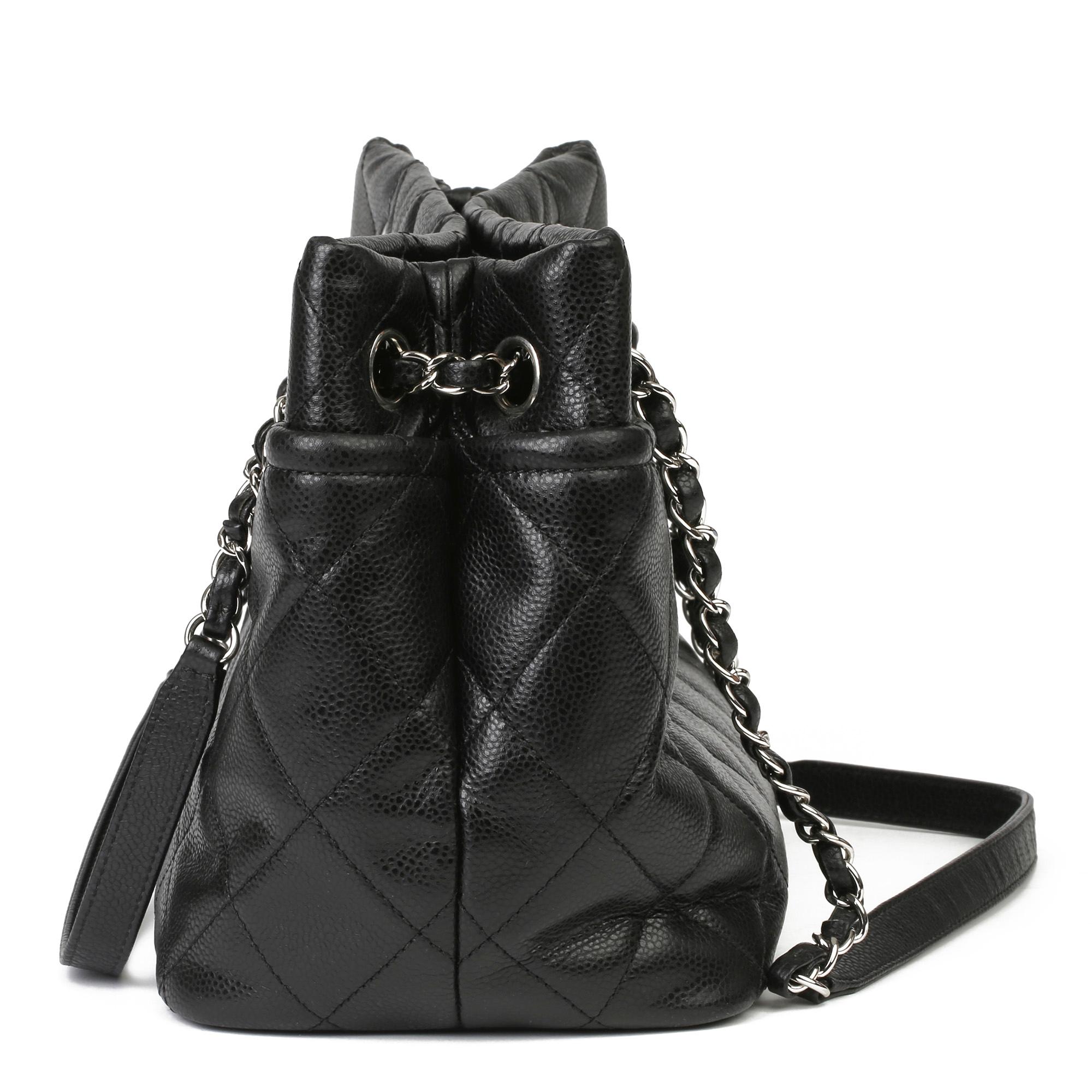 2012 Chanel Black Quilted Caviar Leather Timeless Shoulder Bag  In Excellent Condition In Bishop's Stortford, Hertfordshire