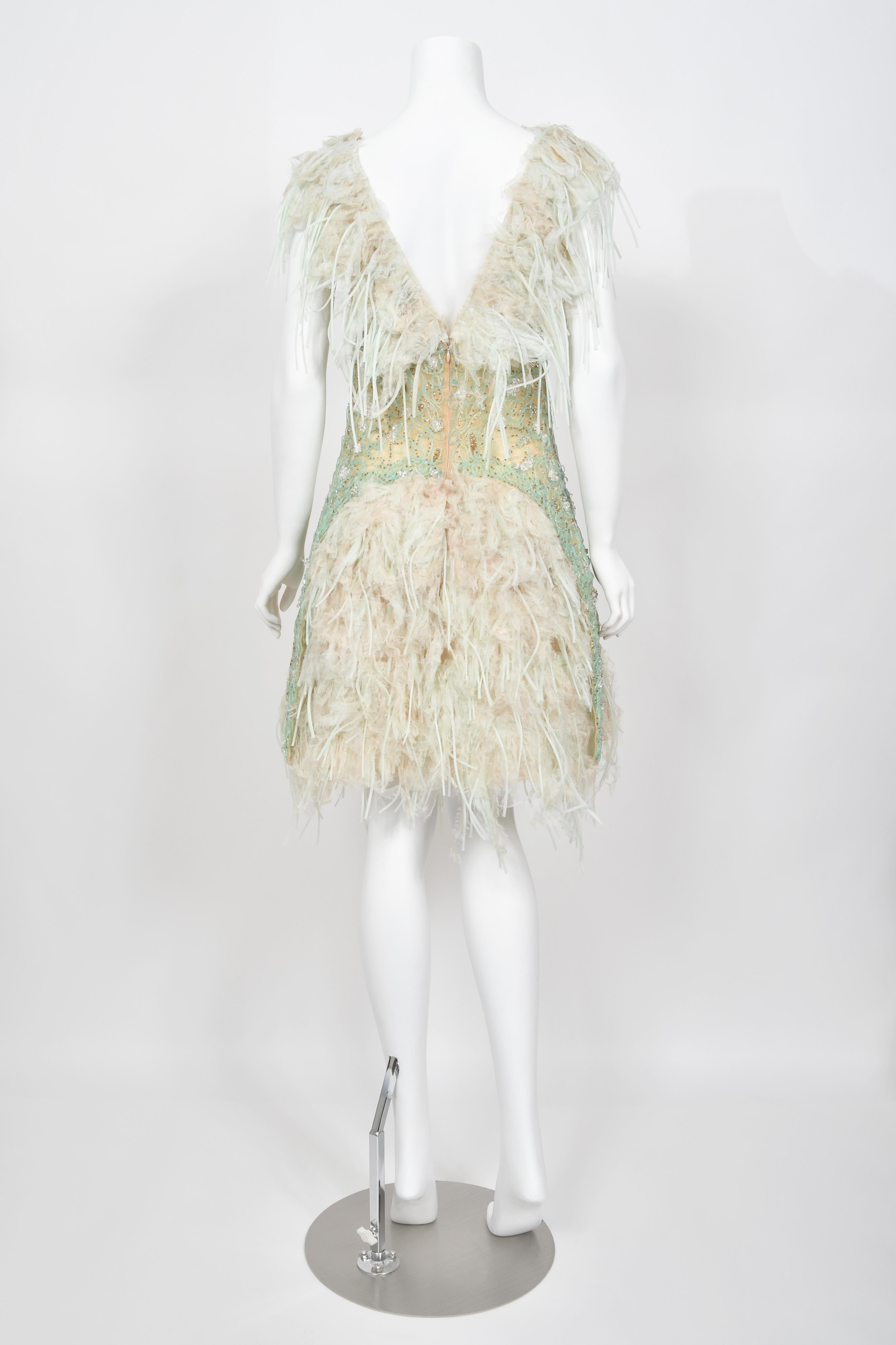 2012 Chanel by Karl Lagerfeld Documented Sheer Illusion Beaded Silk Dress w/Tags 12