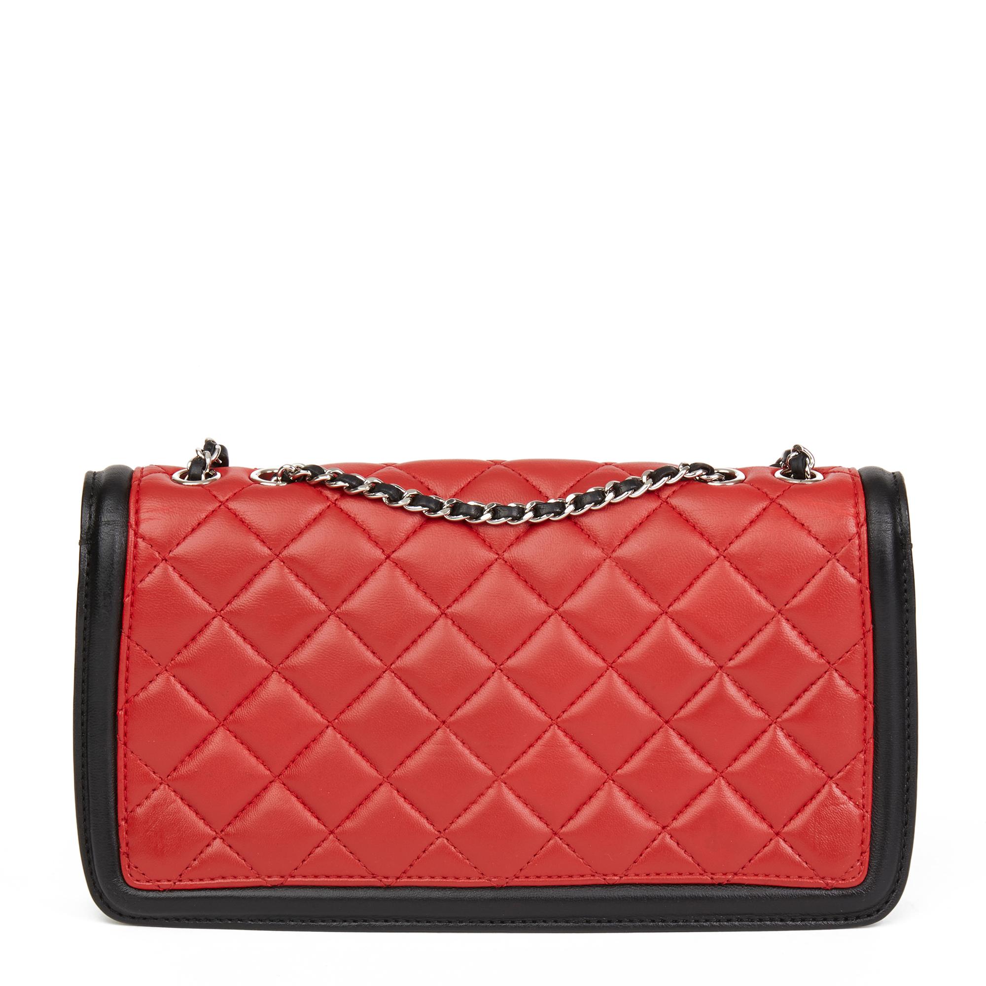 red and black chanel bag