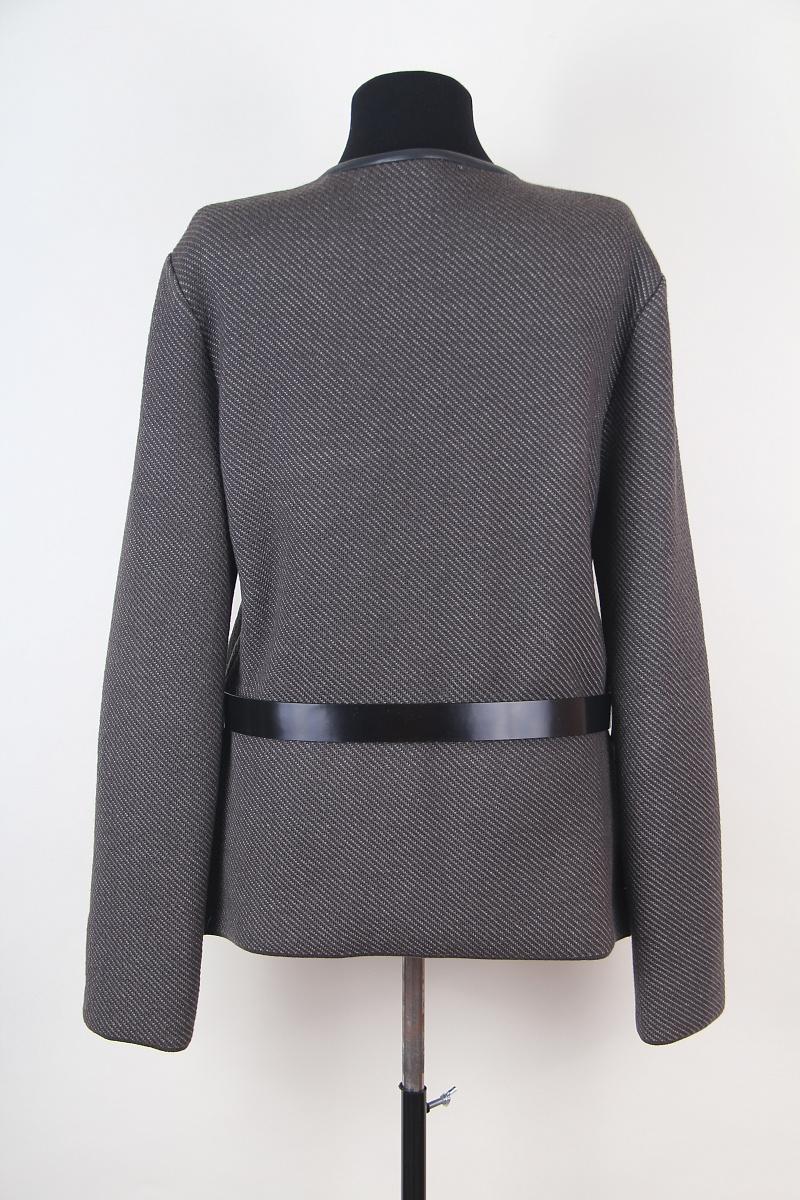 Gris 2012 Christian Dior Cardigan en laine anthracite taille USA 12 IT 48 FR 44 en vente