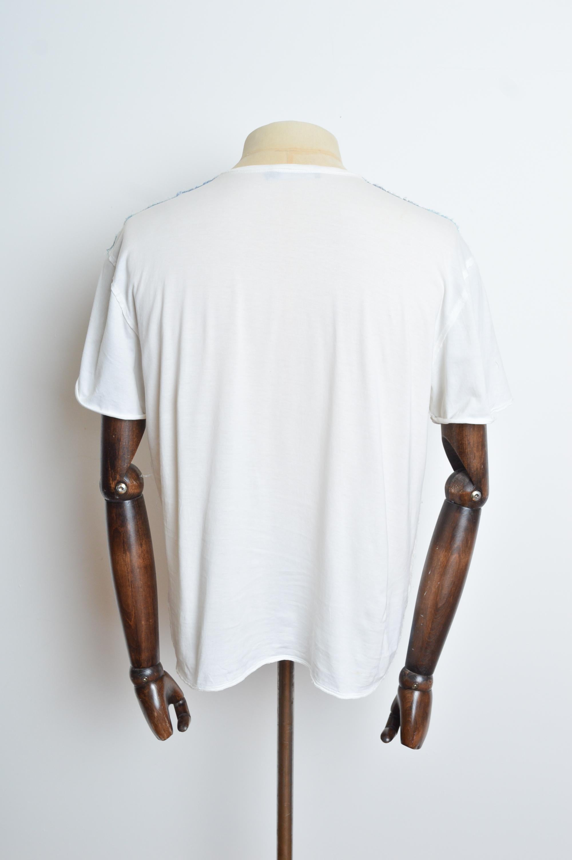 2012 DOLCE & GABBANA Madonna ‘Boy Toy’ Silk Print Oversized T Shirt For Sale 8