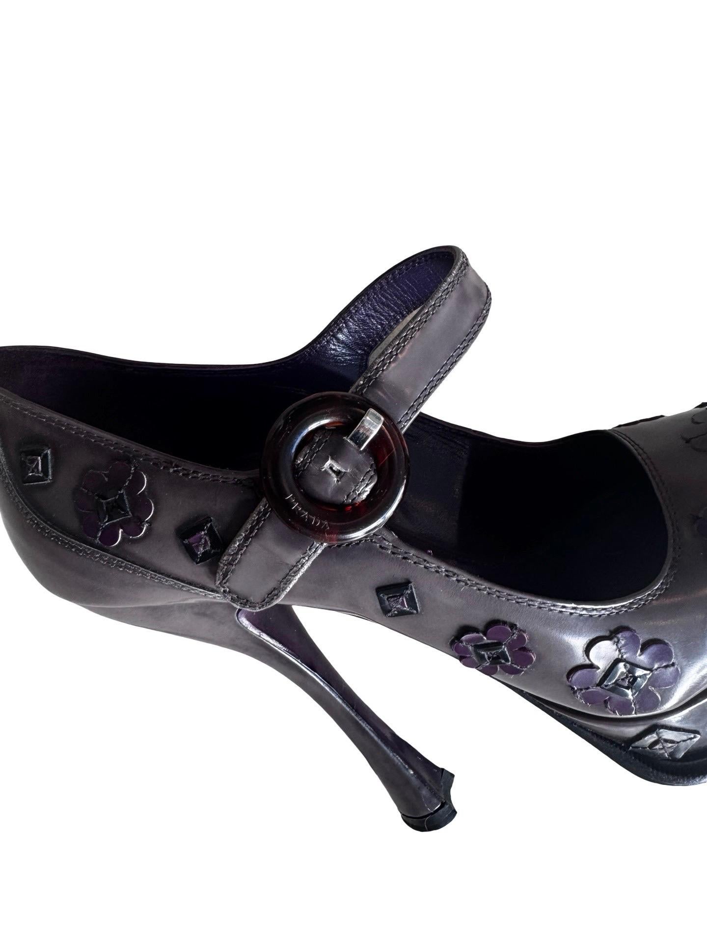 2012 F/W Prada plateforme fleurie 38 Pour femmes en vente