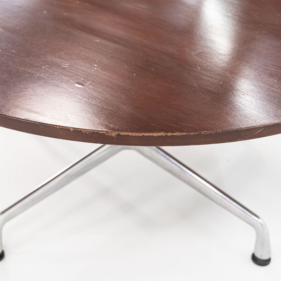 2012 Herman Miller Eames Aluminum Group 36 inch Coffee Table Wood Top 1x Avail For Sale 3