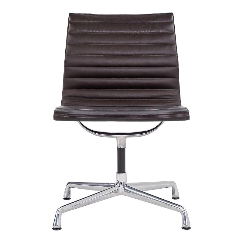 2012 Herman Miller Eames Aluminum Group Management Armless Side or Desk Chair