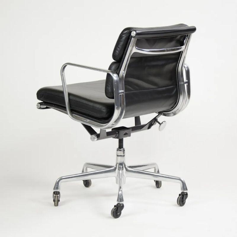 2012 Herman Miller Eames Aluminum Soft Pad Desk Chairs Black 6+ Avail 4