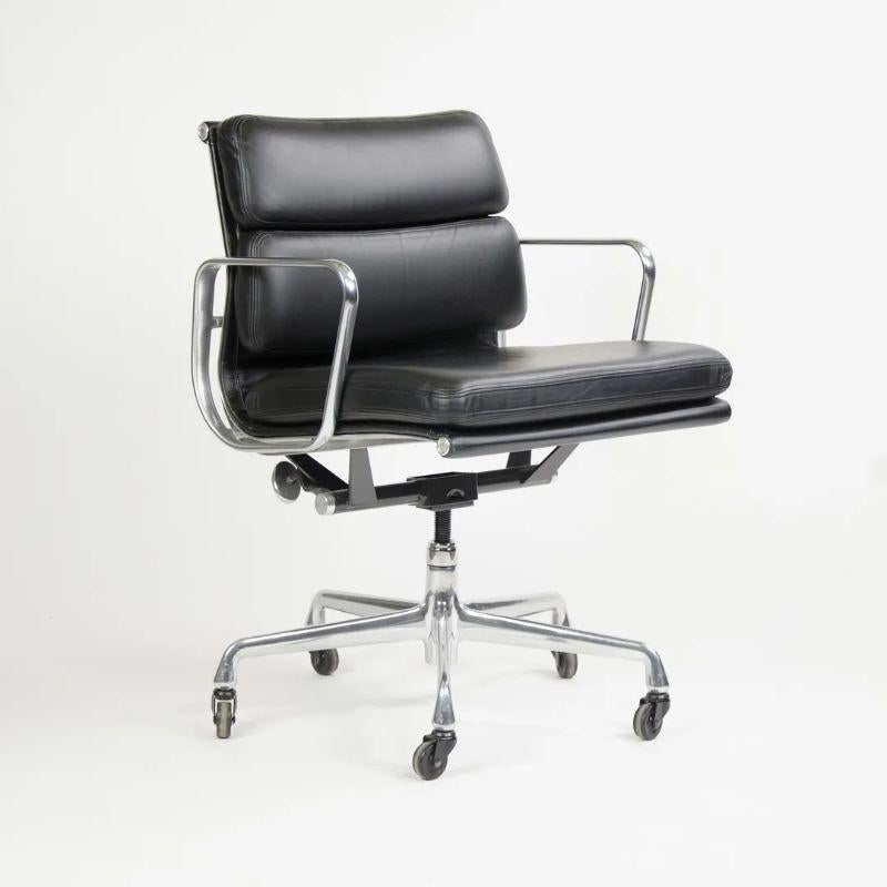 Modern 2012 Herman Miller Eames Aluminum Soft Pad Desk Chairs Black 6+ Avail