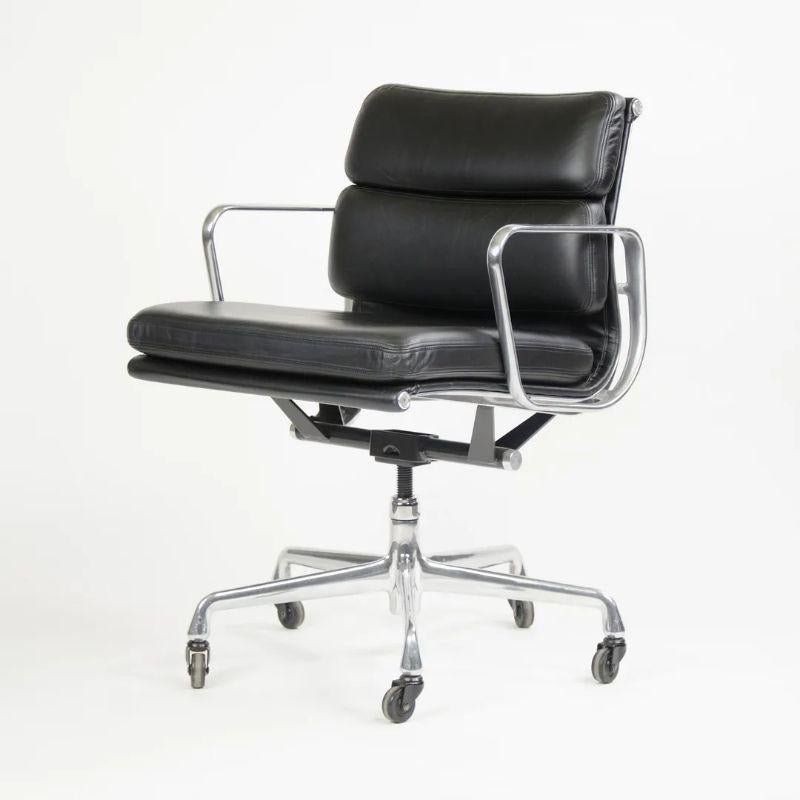 2012 Herman Miller Eames Aluminum Soft Pad Desk Chairs Black 6+ Avail 1