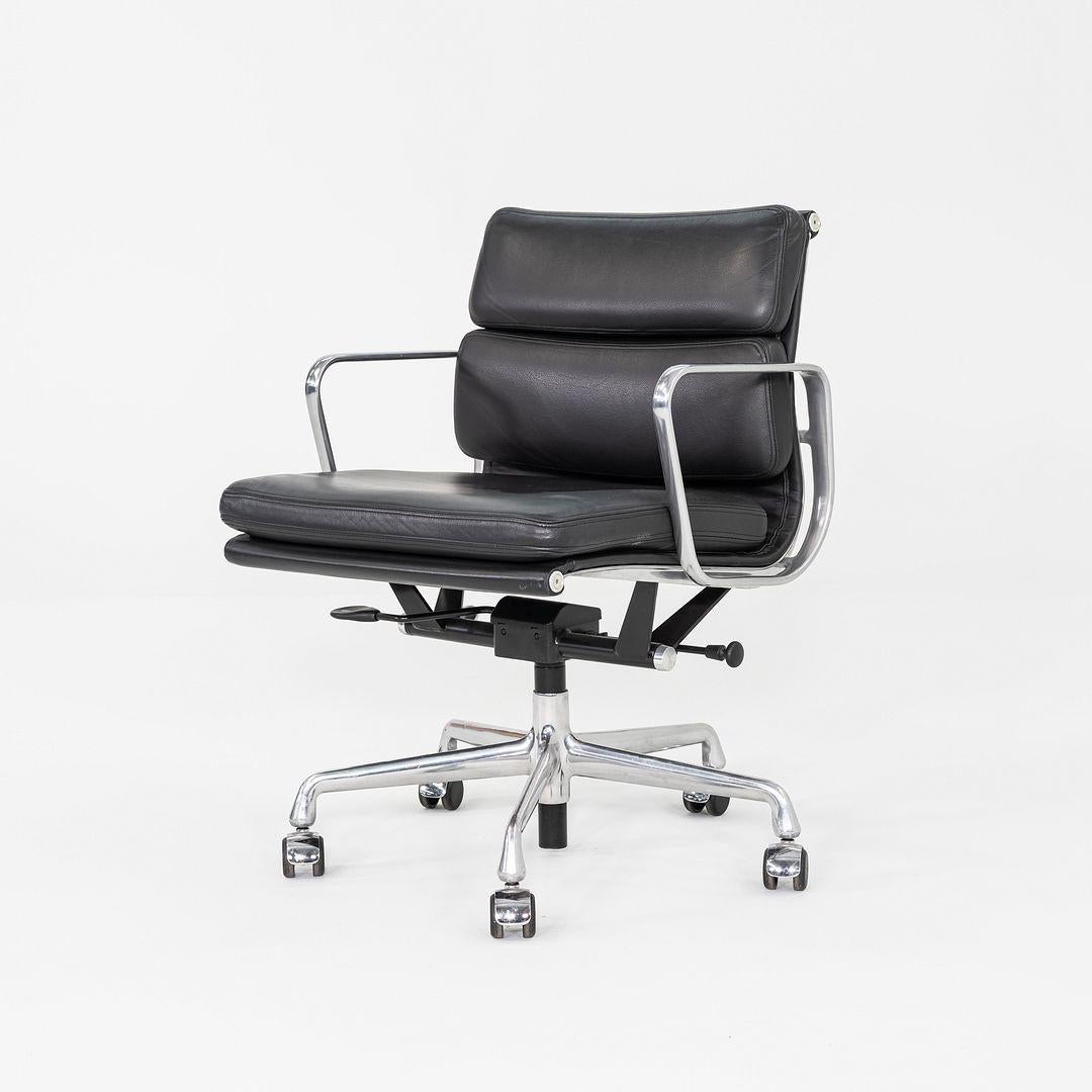 American 2012 Herman Miller Eames Soft Pad Management Desk Chair with Pneumatic Base For Sale