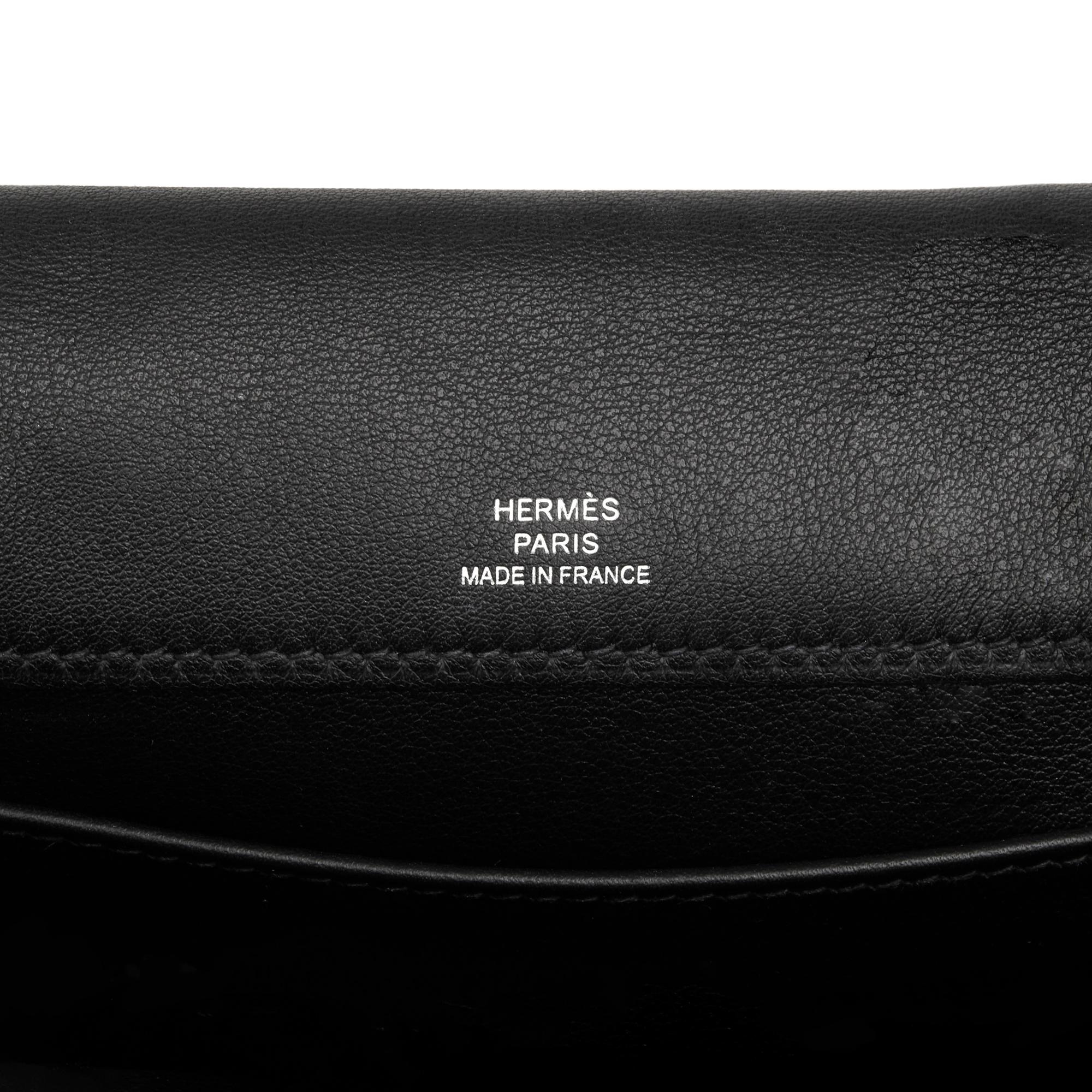 2012 Hermès Black Swift Leather Kelly Danse 5