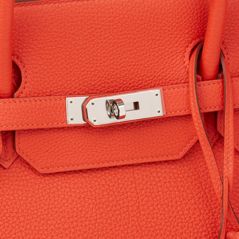 2012 Hermès Capucine Togo Leather Birkin 40cm at 1stDibs