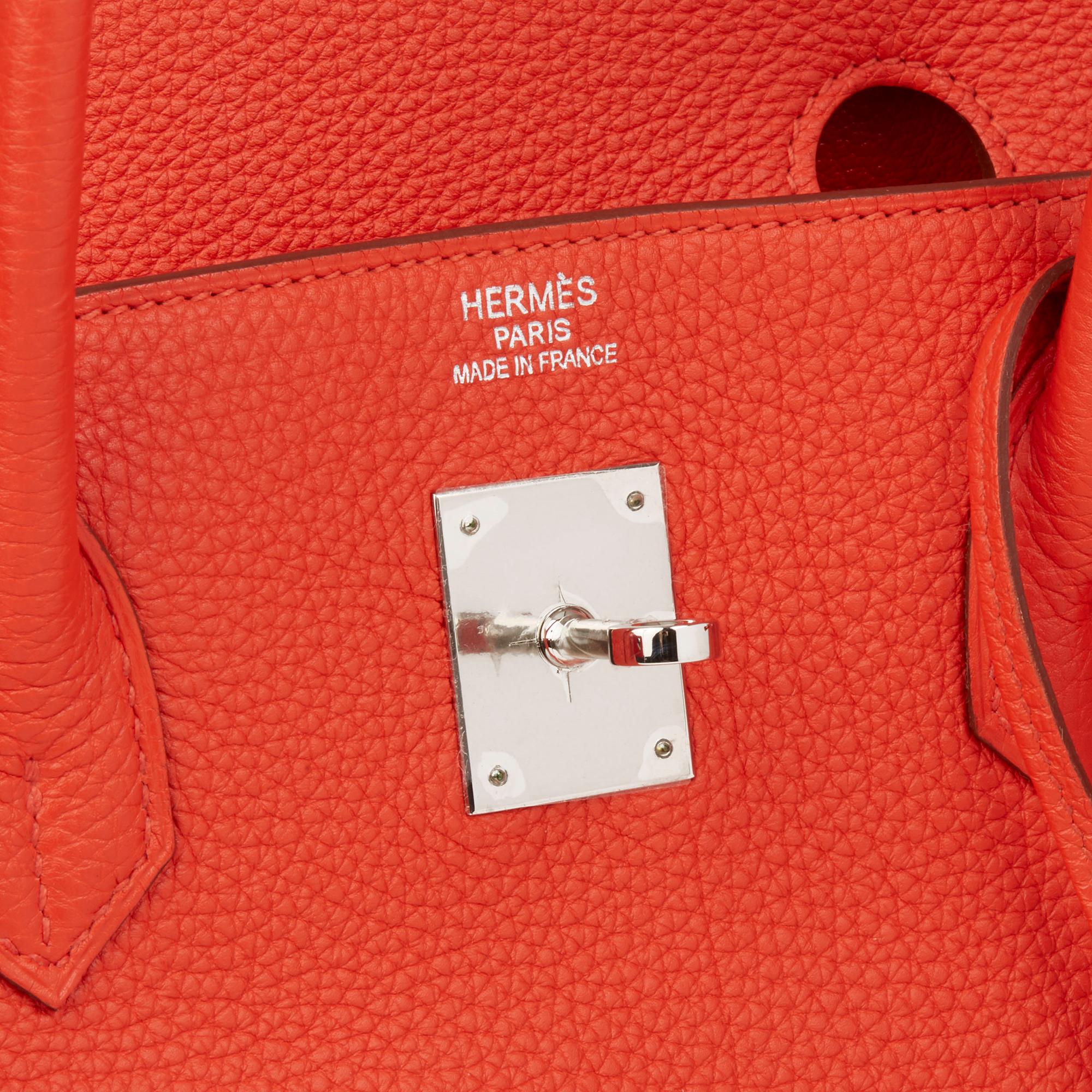 2012 Hermès Capucine Togo Leather Birkin 40cm 2