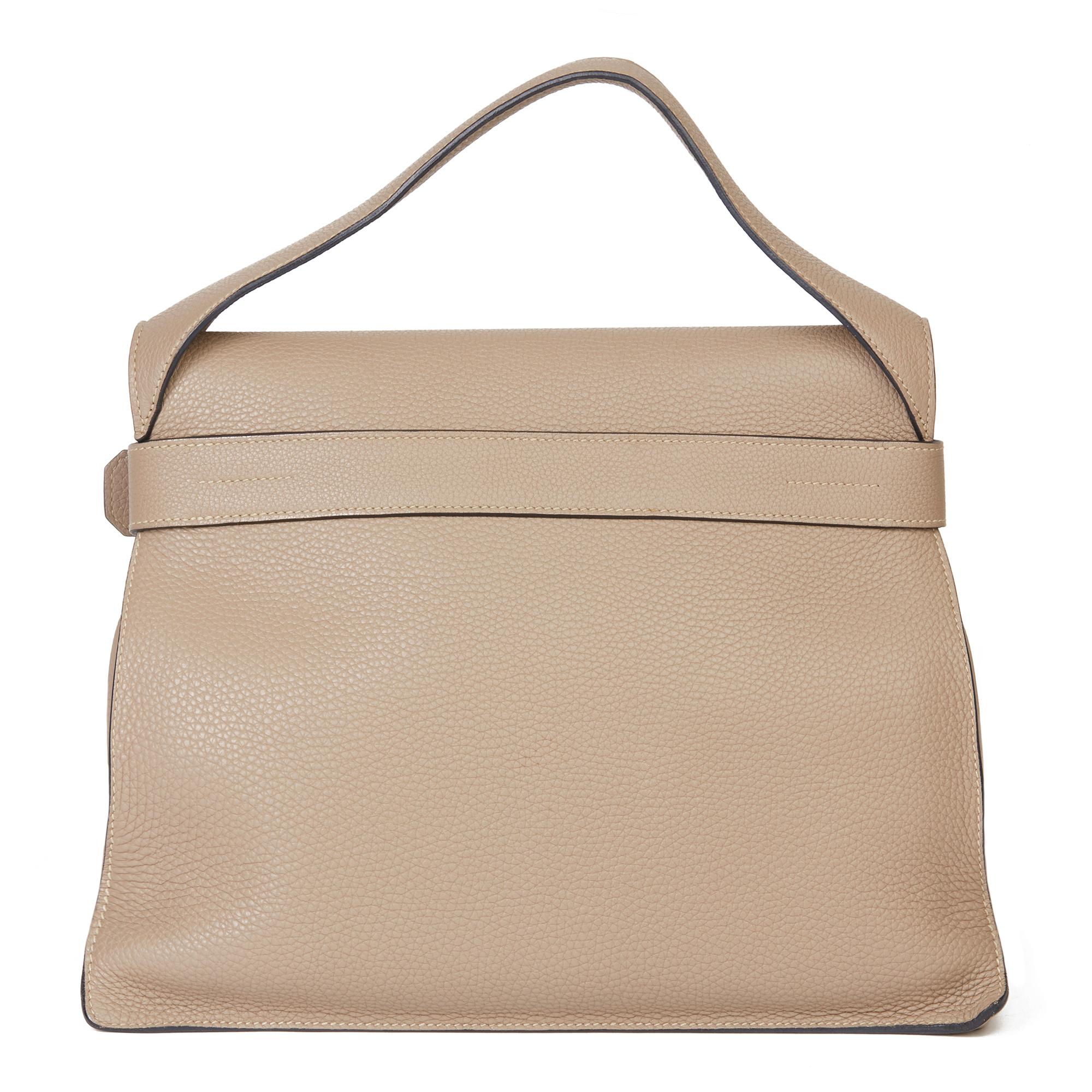 2012 Hermès Etoupe Clemence Leather Etribelt In Excellent Condition In Bishop's Stortford, Hertfordshire