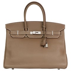 2012 Hermès Etoupe Togo Leather Birkin 35cm
