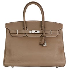 2012 Hermès Etoupe Togo Leather Birkin 35cm