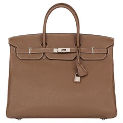 2012 Hermès Etoupe Togo Leather Birkin 40cm