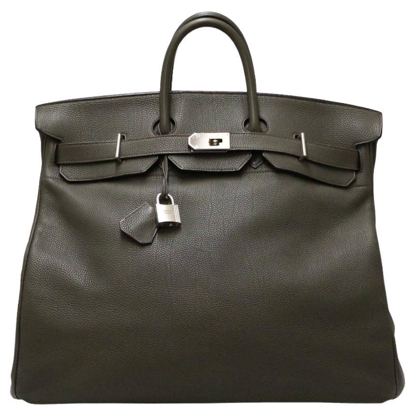 2012 Hermès haut à courroies 50 in pelle Greene & Greene