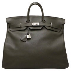 2012 Hermès haut à courroies 50 in pelle Greene & Greene