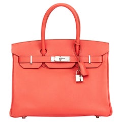 2012 Hermès Rose Jaipur Epsom Leather Birkin 30cm