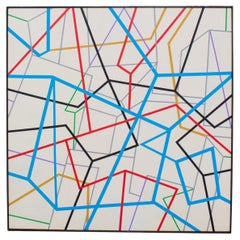 2012 James Massena März signiert Easy Money Öl auf Leinwand abstrakte Malerei