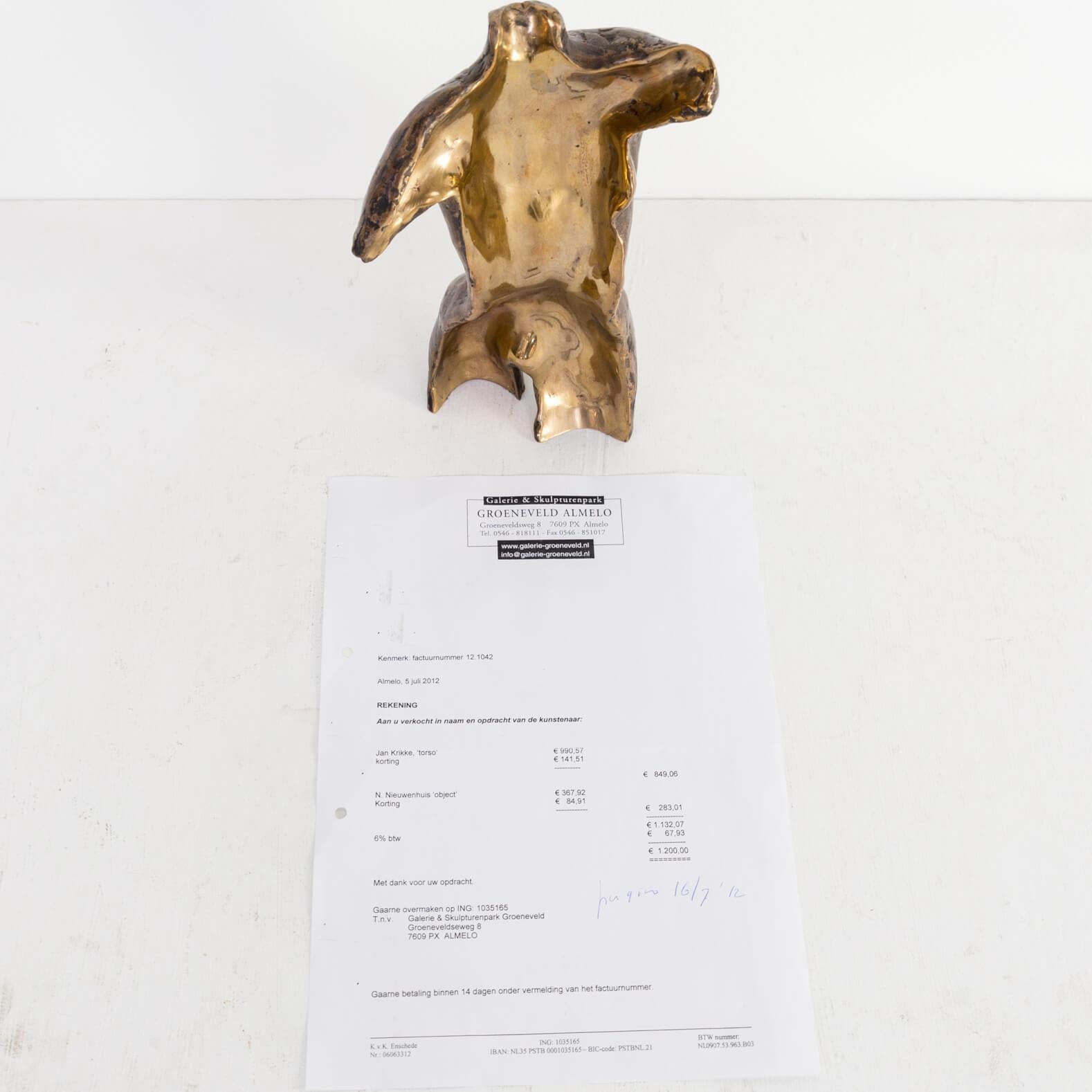 2012 Jan Krikke Art Object ‘Torso’ For Sale 4