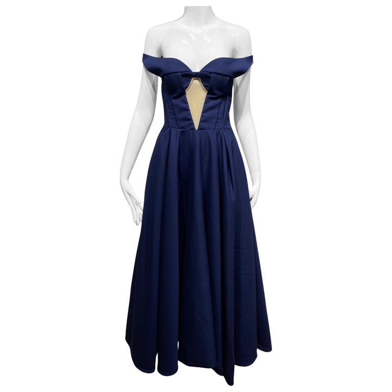 jil sander evening dresses Stretch Crepe Cocktail Dress – Amsale main image 1