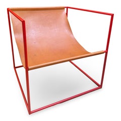 2012 Leather and Powder Coated Steel “Solo Seat” by Muller van Severn x Valerie