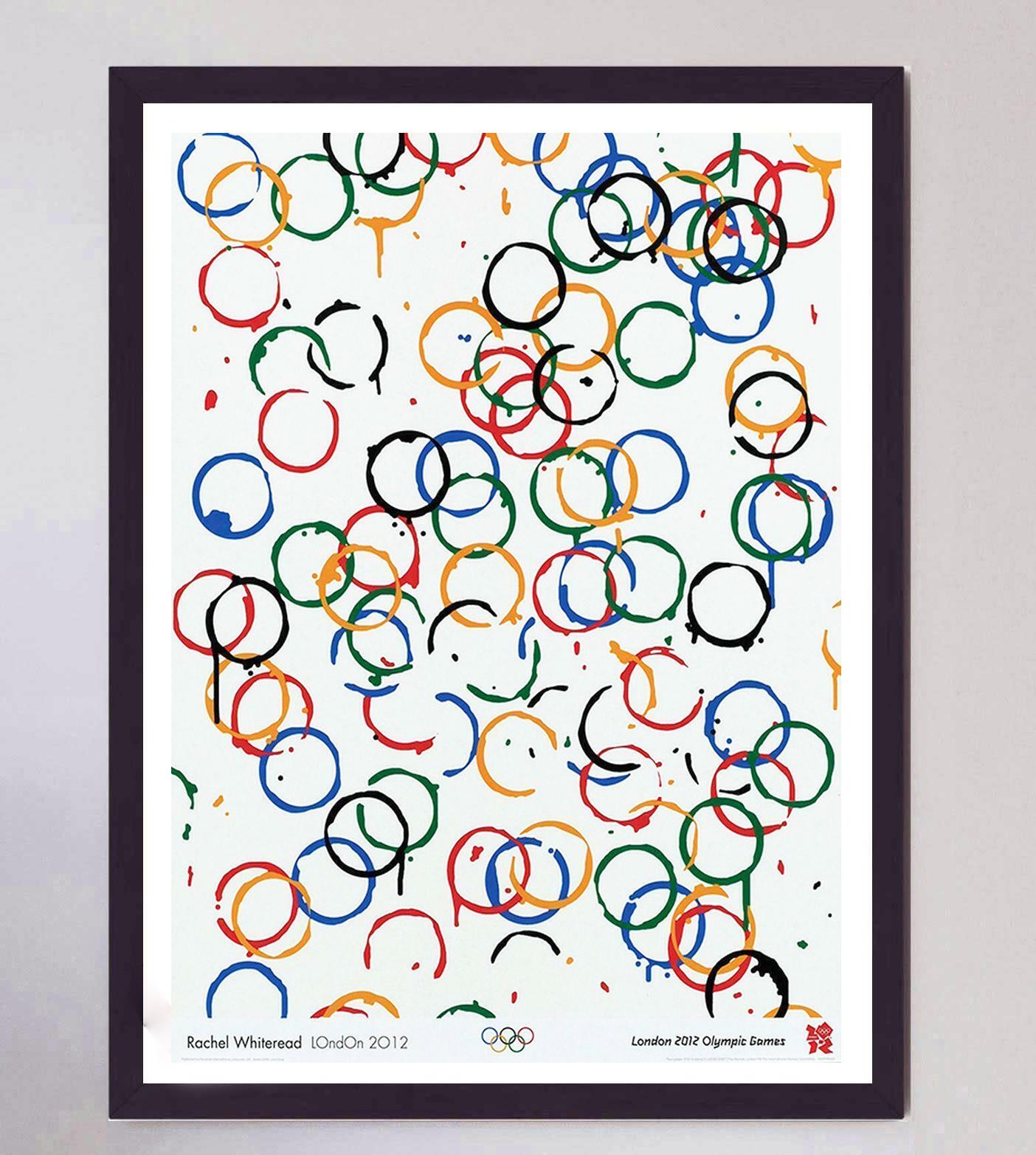 English 2012 London Olympic Games - Rachel Whiteread Original Vintage Poster For Sale